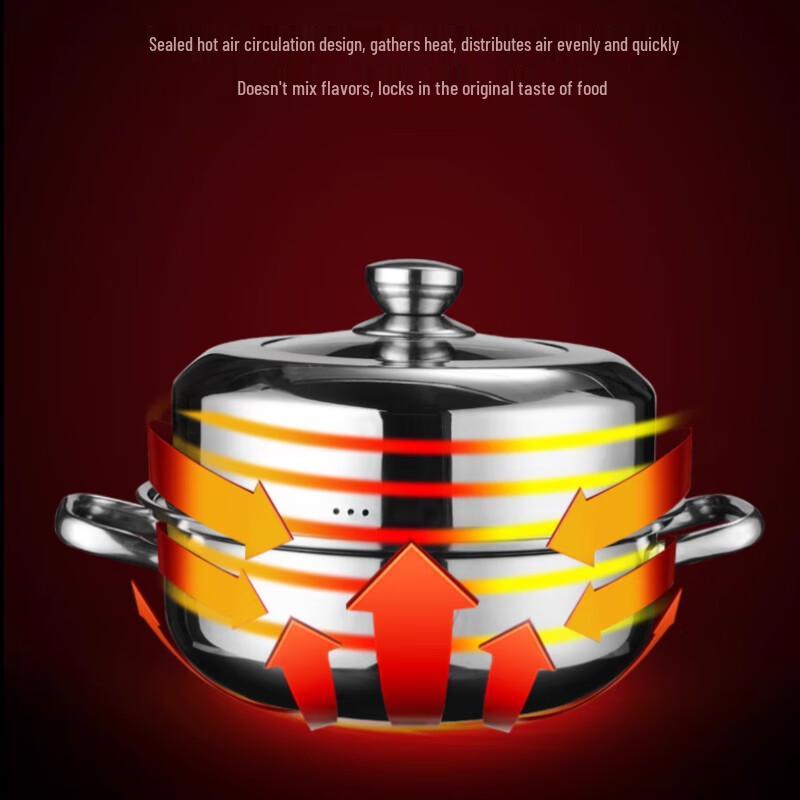 Suler 304 Stainless Steel Multi-functional Steamer Pot