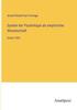Книга System Der Psychologie Als Empirischer Wissenschaft : Erster Theil