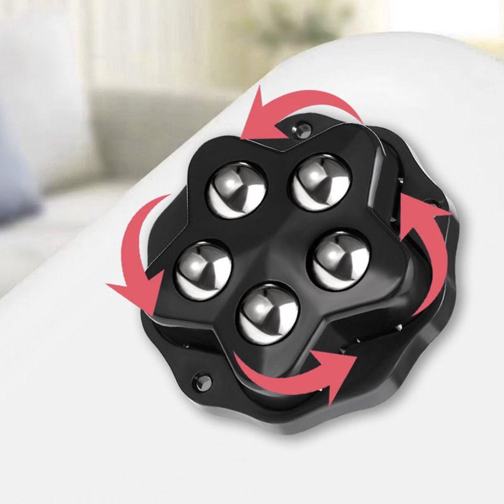 4 шт./комплект самоклеящиеся универсальные колеса бесшумные шариковые мебельные ролики прочный вращающийся на 360° шкив