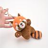 Cute Cartoon Red Panda Plush Toy Pendant Little Raccoon Doll Keychain Doll Playground Doll