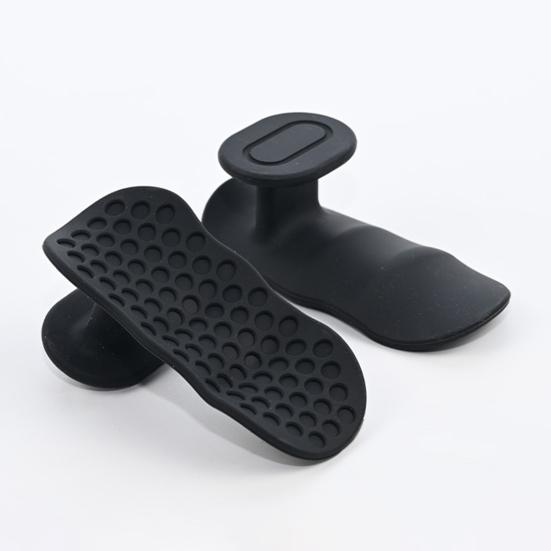 1 пара противоскользящих силиконовых накладок для тренировок для мужчин и женщин, защита ладоней рук, для тяжелой атлетики, гантелей, становой тяги, подтягиваний, захваты для тренировок в зале