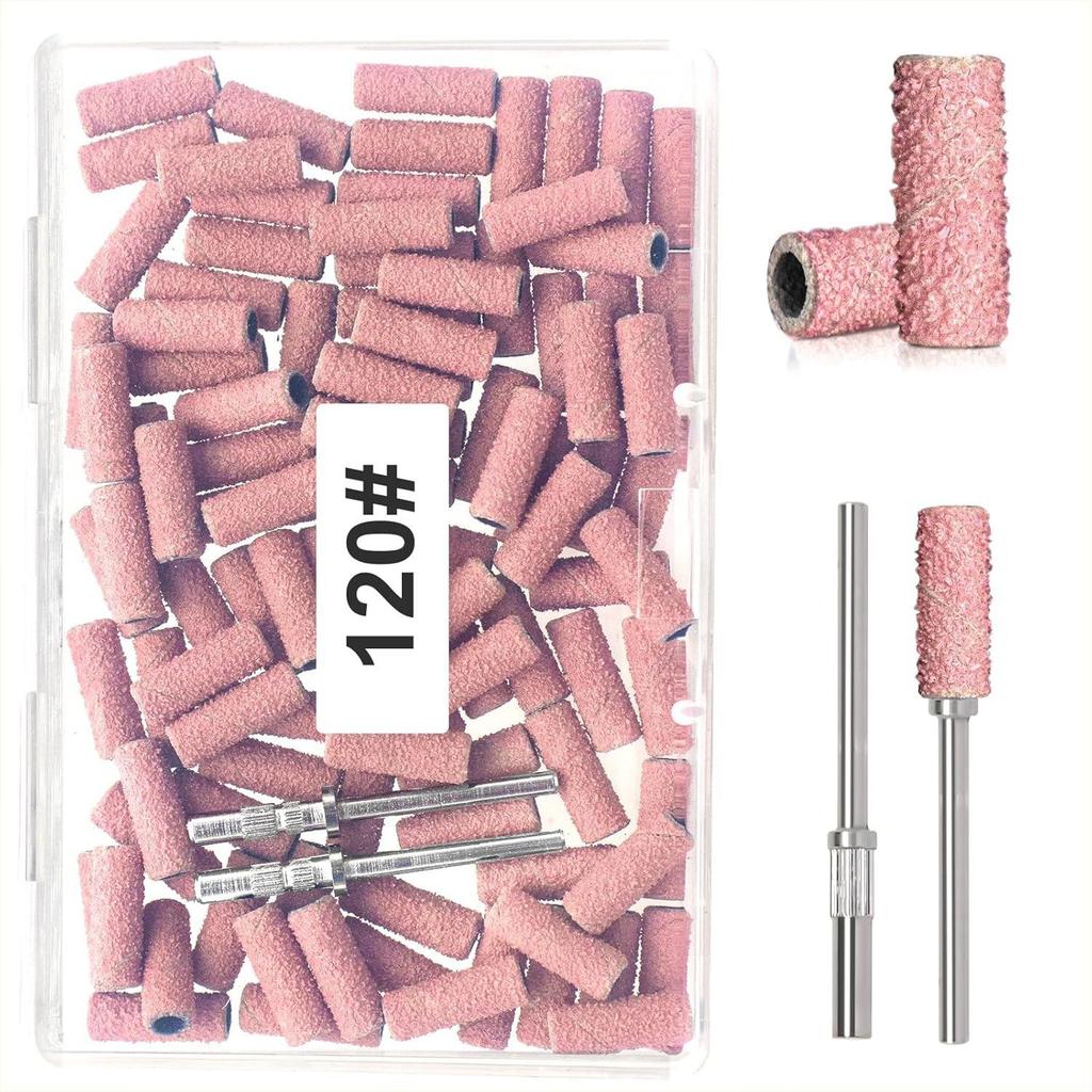 Салонный маникюр Высококачественные шлифовальные ленты со стальным мандрелем - Прочные, износостойкие инструменты