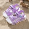 New Summer Children's Sandals, Non-Slip Soft Sole, Girls' Medium and Large Kids' Velcro Shoes, Toddler Beach Sandals