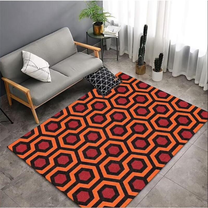 Ковер для отеля «Сияющий Оверлук» Коврик с геометрией Ковер «Сияющий ковер» Стэнли Кубрик «Оверлук Отель» Фильм ужасов Коврик с татуировкой викингов