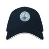 Okaloosa Island Florida Vintage Sailboat Design Baseball Cap Funny hats luxury caps fishing hat hiking hat Caps Unisex Women's