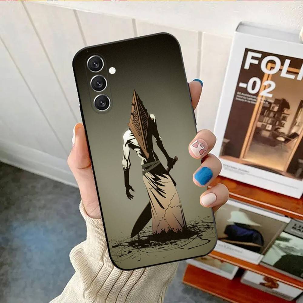 Игры Хоррор Silent Hill Чехол для телефона Чехол для телефона Для Samsung Galaxy A13,A21s,A22,A31,A32,A52,A53,A71,A80, Мягкий черный корпус