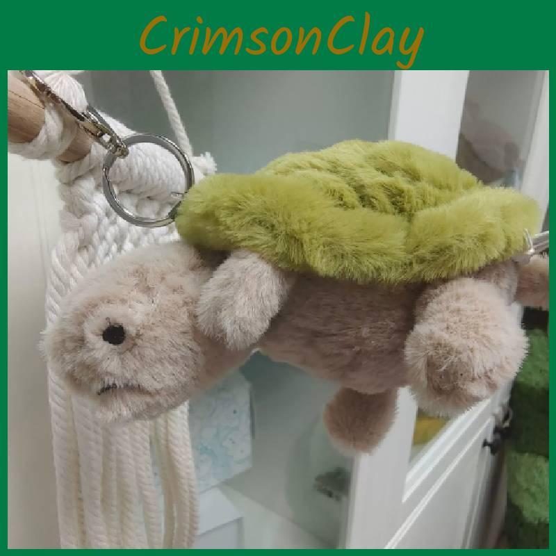 Плюшевая черепаха Милая игрушка-животное Брелок Подвеска для сумки Для детей Подарки Украшение И