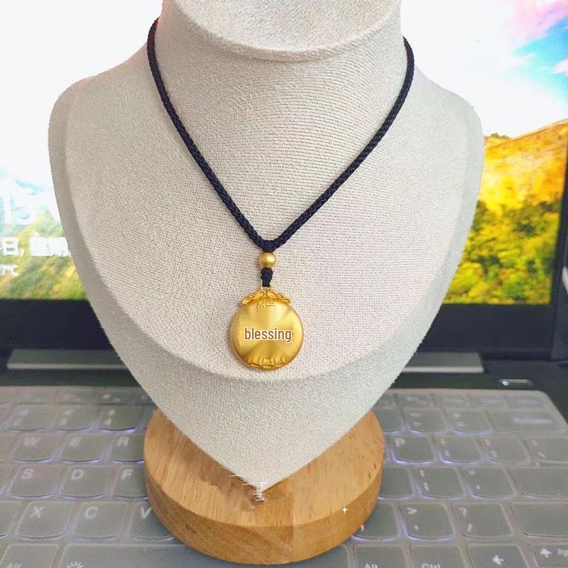 Модное плетеное нефритовое ожерелье с пряжкой безопасности для студентов и пар