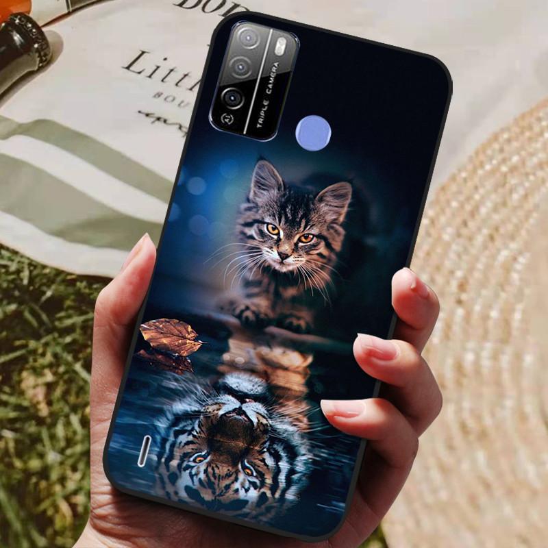 Для Itel Vision 1 Pro Чехол Мягкий Силикон Funda ТПУ Задняя Крышка для Itel Vision 1 Plus Чехлы для Телефона бампер Vision1 P36 Play Coque