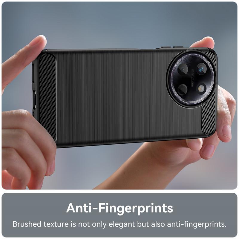 For Funda Realme 11 4G Global Case Realme 11 4G 5G Global Cover Brushed Rubber Phone Case Shockproof TPU Protective Back Cover