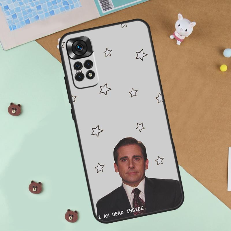 The Office Prison Mike Case For Xiaomi Redmi 14C 10C 12C 13C Cover For Redmi Note 13 Pro 14 9 10 11 12 10S 11S 12S