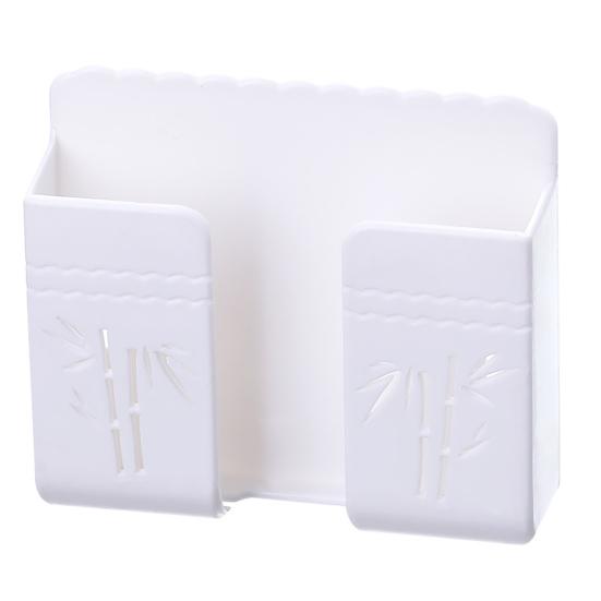 Настенный держатель Экологичный широкий спектр применения Легкий практичный настенный держатель пульта дистанционного управления для ванной комнаты