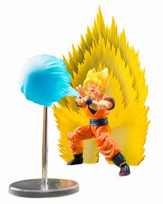 TAMASHII NATIONS Dragon Ball Z Супер Сайян Сон Гоку Набор Эффектов 150 мм Раскрашенная Подвижная Фигурка S.H.Figuarts -Телепортация Камехамеха- Прибл.