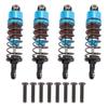 4Pcs RC Shock Absorber Aluminum Alloy Lightweight 1 10 Remote Control Cars RC Shock Damper 70mm Blue