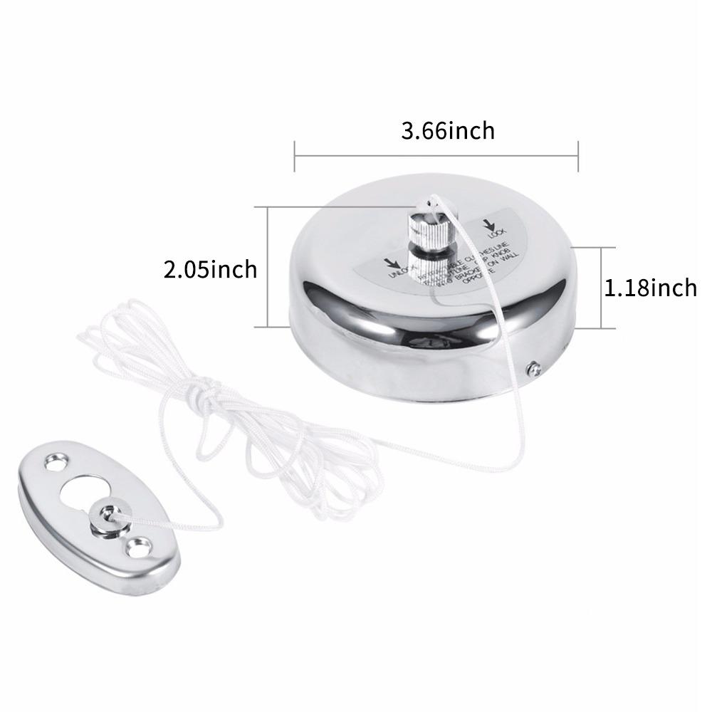2.8m Wall Mounted Clothesline Silver Laundry Drying Line Stainless Steel Clothesline  Hotel Laundry