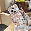 Soft Case Wristband Phone Case For Redmi 14C 4G/14R 5G/A3 Pro 4G/POCO C75 Protective Shockproof Cartoon Waterproof Cute