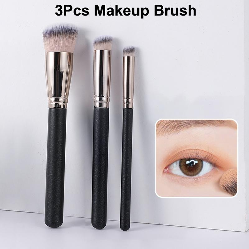 Pro Makeup Brushes 3Pcsset