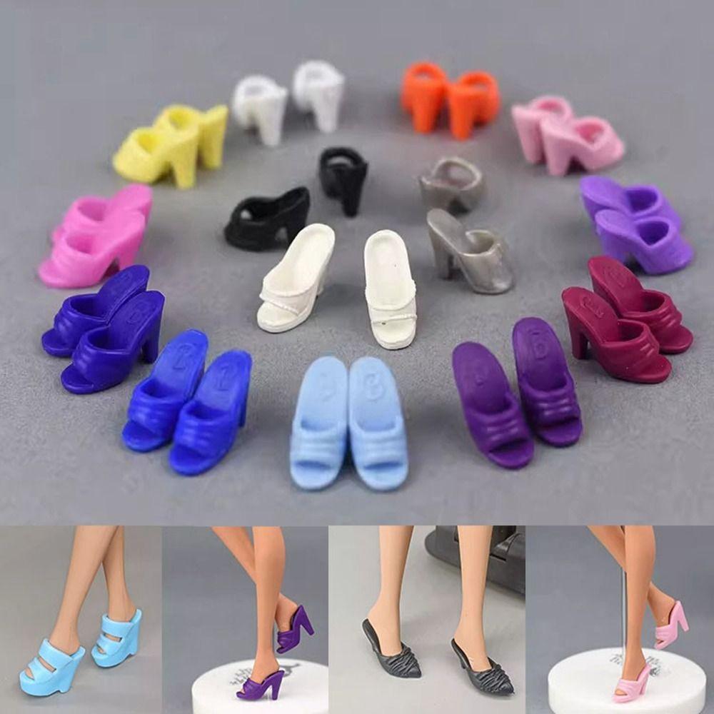 30cm 1/6 Doll Shoes Original Doll Slippers High Quality Doll Casual Shoes Doll Accessories