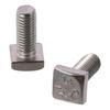 2pcs M8 X 20mm / M8 X 0.79" Square Head Bolt 304 Stainless Steel Fully Thread Machine Screws