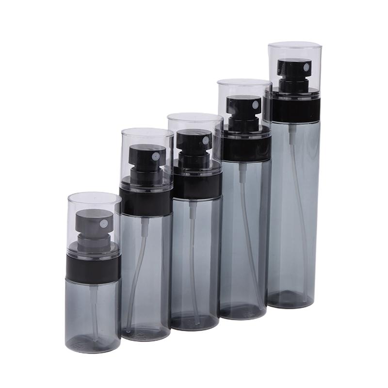 1 шт., 30 мл, 60 мл, 80 мл, 100 мл, 120 мл, распылительная бутылка с прозрачной крышкой, тонкий распылитель для разлива, портативная маленькая косметическая бутылочка для путешествий