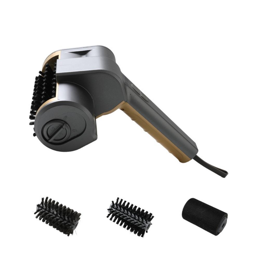 with LED Light Cordless BBQ Grill Brush Rechargeable BBQ Rotating Brush Barbecue
