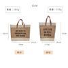 Jute Free A4 Linen Tote Jute Box [DIVA Rose] Bag, Women's Handbag, Standing, Storage, Cute, Stylish, Vertical, Horizontal, Bag, Summer, (Vertical)