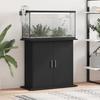 VidaXL Aquarium Stand Black 81x36x73 Cm Engineered Wood 833600