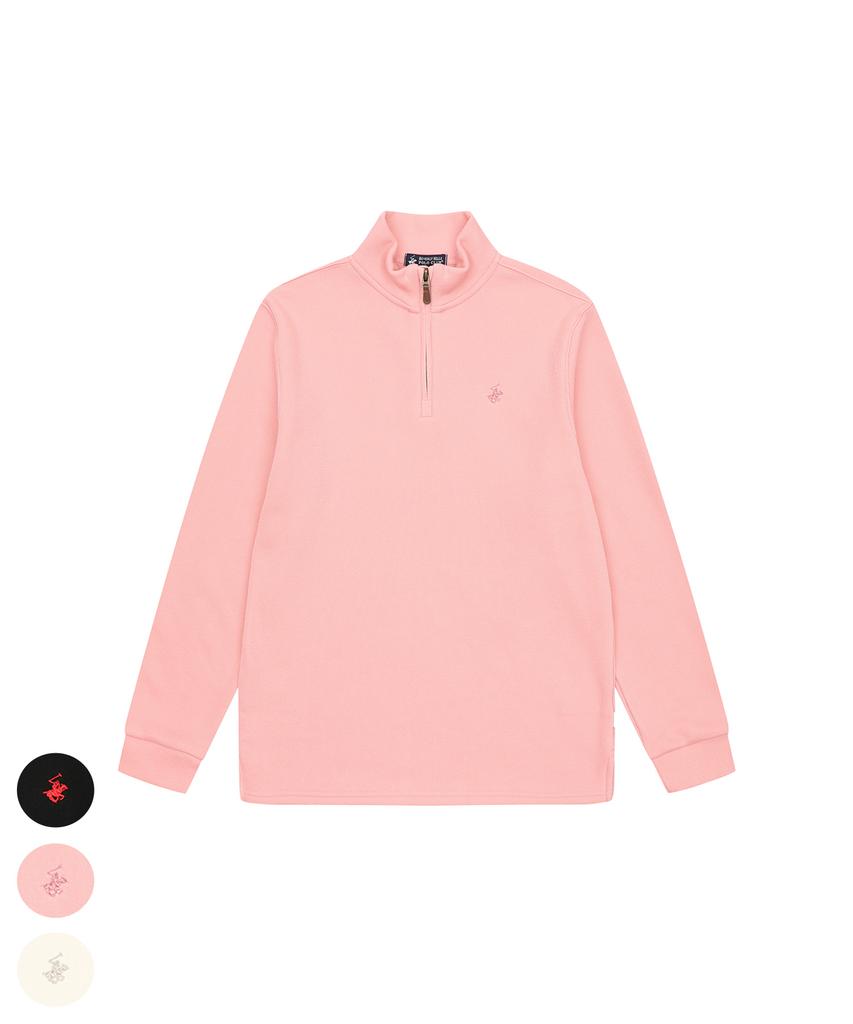 BHPOLOCLUB Women'S Signature Fleece-Lined Half-Zip 3 Colors Ts484