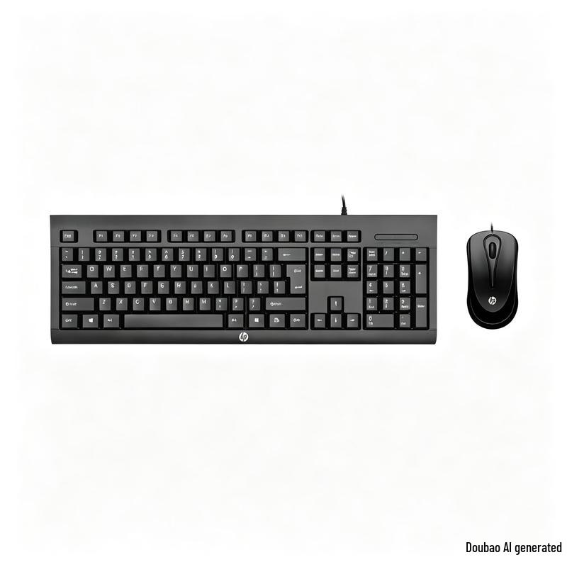 HP Тибетская антилопа Плюс Проводной комплект клавиатуры и мыши