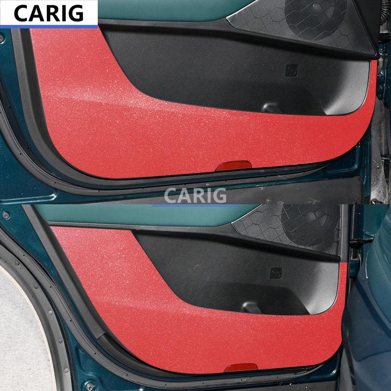 For GAC MOTOR TRUMPCHI GS8 Door Anti-kick Sticker Modified Carbon Fiber Interior Car Film Accessories Modification