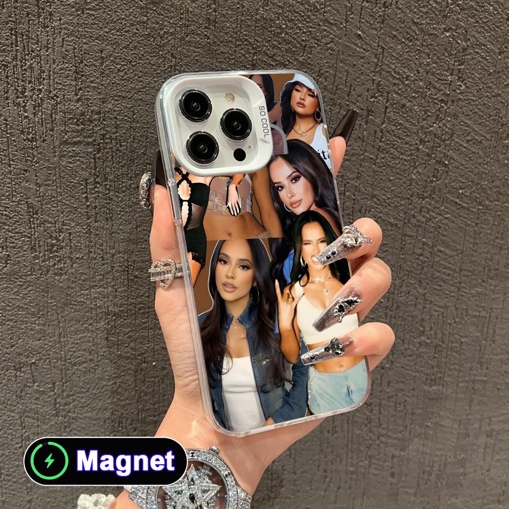 Fashion Becky G White Translucent MagSafe Mobile Phone Case for iPhone 17 16 15 14 13 12 11 X XR XS Air Pro Max Plus Cover
