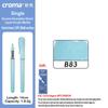 Набор многоразовых акриловых маркеров Croma 160/1 Colors с мягким наконечником, смываемые акварельные кисти, школьные принадлежности