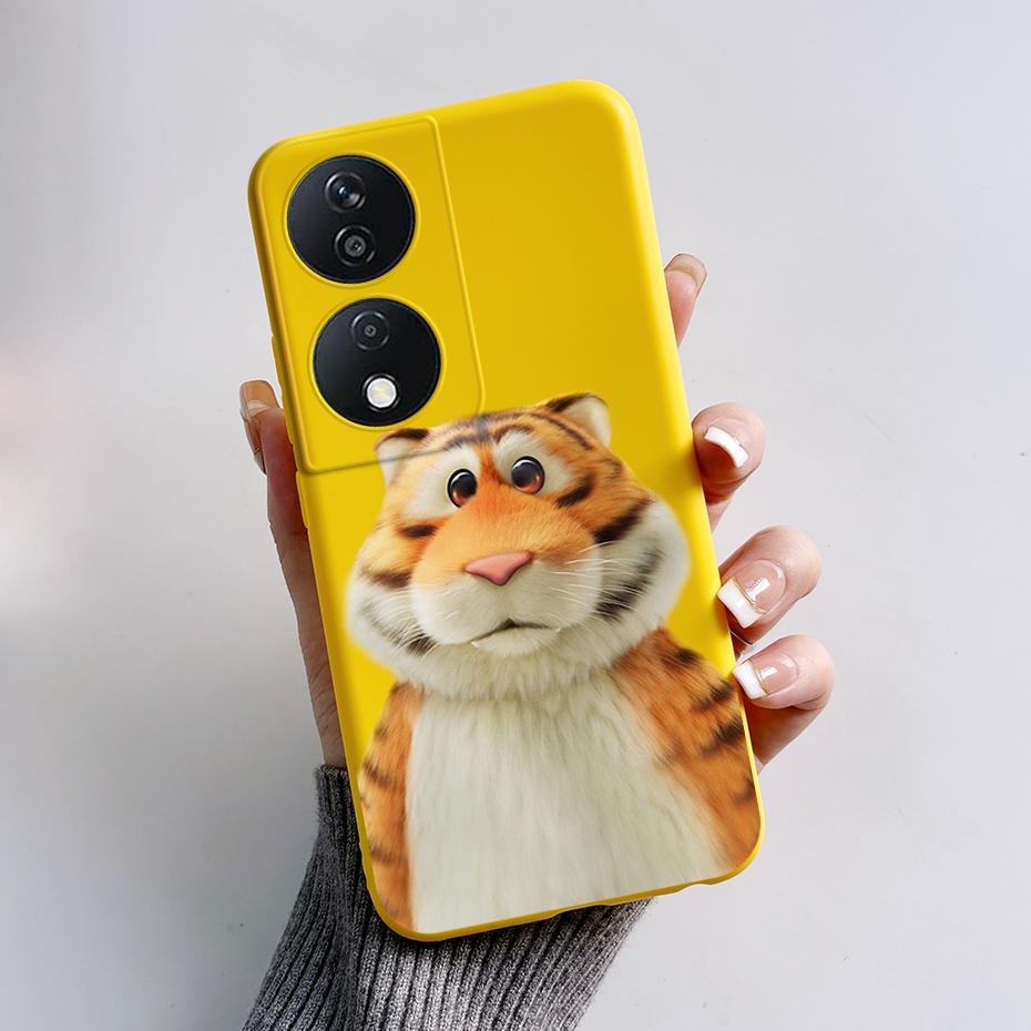 Чехол-книжка для Honor 90 Smart, милый кролик, панда, мягкий силиконовый задний чехол для Honor 90 Smart 90Smart CLK-NX1 CLK-NX3, чехол для телефона Coque