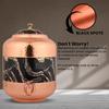 Медный диспенсер для воды Royal Black Hammer Carved Matka Vessels с краном из нержавеющей стали 11 литров