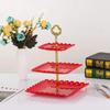 1/3 Tier Cake Stand European Afternoon Tea Fruit Snack Party Tray Shelf Cupcake Dessert Plate Decor Tablewar Wedding Dishes