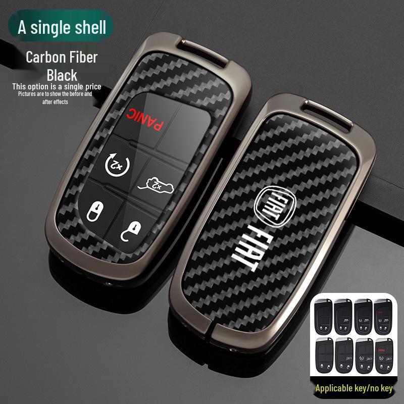 Чехол для ключа Fiat Viaggio & Feiyue - Металлическая защитная накладка