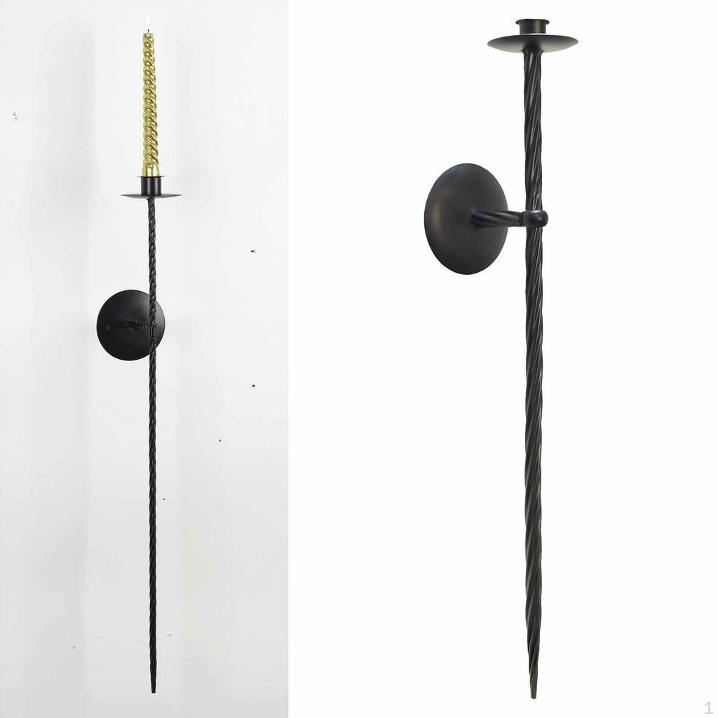 Настенные бра под свечи Шикарный металлический большой подсвечник для офиса, столовой, прихожей