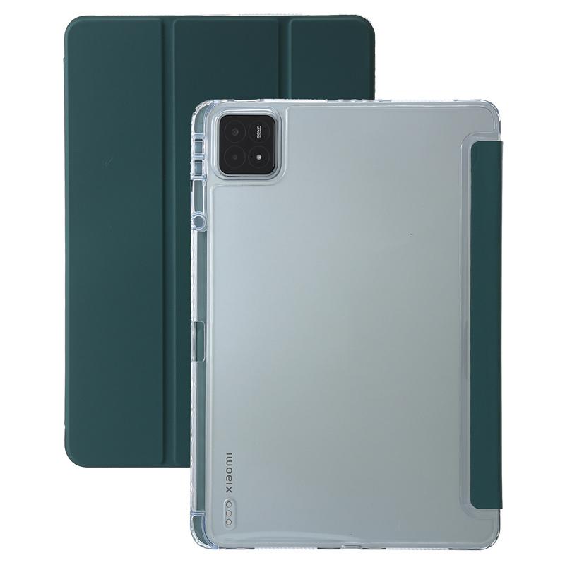 Чехол для Xiaomi Pad 6S Pad6S Pro с держателем для ручек, магнитный прозрачный акриловый жесткий чехол для ПК для Xiaomi Mi Pad 6 5 SE, 11-дюймовый чехол для планшета