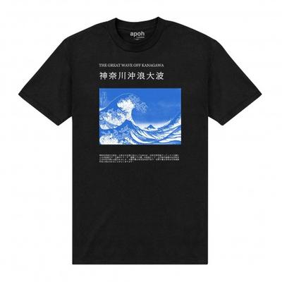 Футболка Apoh унисекс для взрослых Off Kanagawa Hokusai