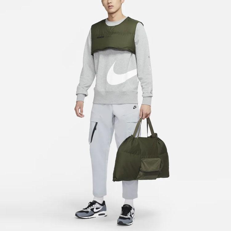 Nike Мужская жилетка Therma-FIT City Made однотонная с отстегивающимися рукавами Верхняя одежда Зеленый DH1065-325