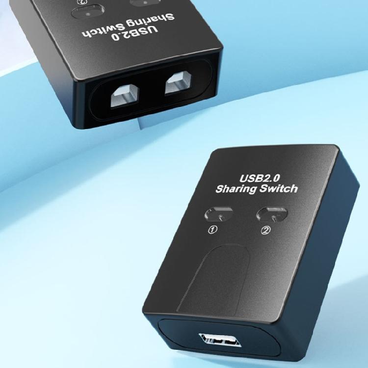USB2.0 Хабы с ручным переключением Устройство для совместного использования принтера 2 в 1 Вход USB Селекторы KVM Хабы Адаптер