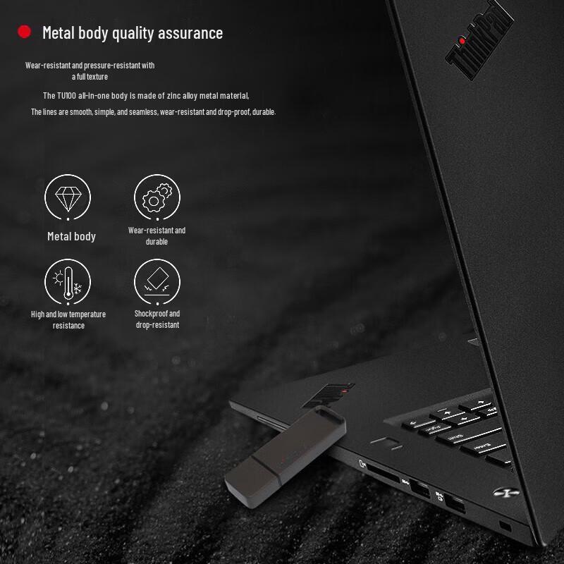 Lenovo thinkplus TU100 USB 3.1 Metal Flash Drive