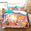 3D Eggy Party Bedding Sets Comforter Quilt Bed Cover Duvet Cover Pillow Case Sets Kids Adult Size Bedroom Decoration