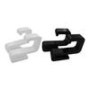 2Pcs Shower Door Hooks Bathroom Towel Hooks Bath Robe Hanger Hooks for 8mm Thick Frameless Glass Shower