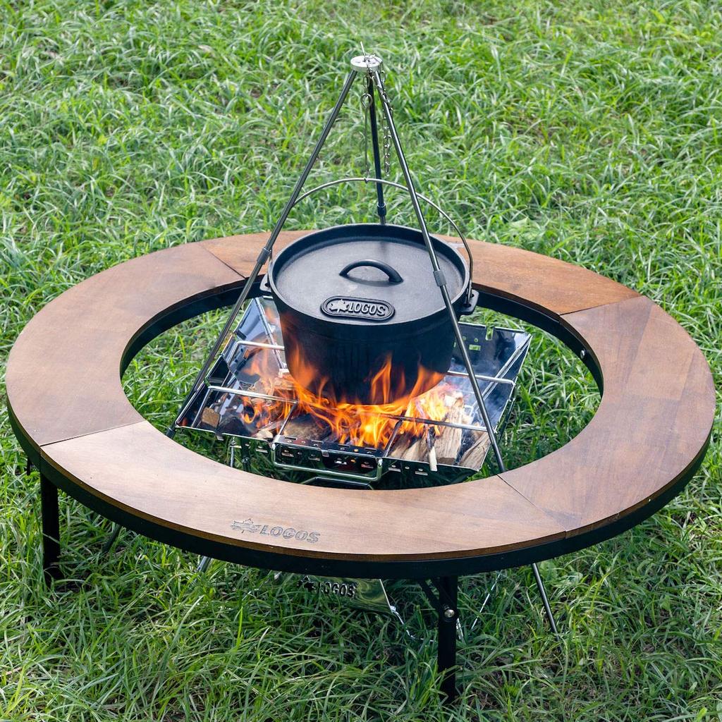 LOGOS Мини-штатив широкий 81063125 Серебристый Ширина 60 x Глубина 52 x Высота 79 см (ок.)