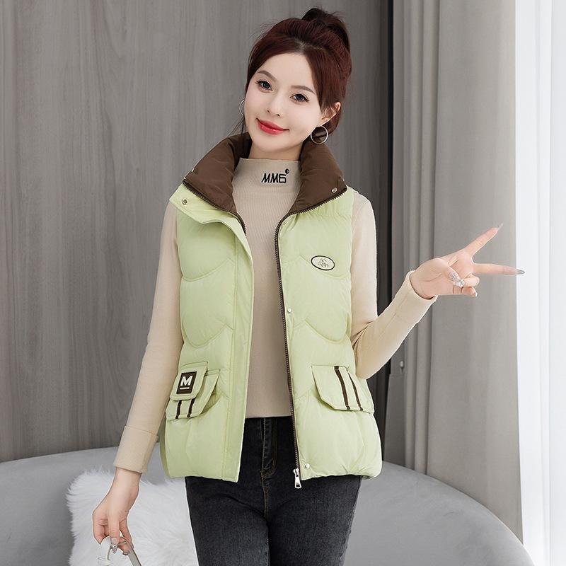 Модный жилет жилет женский осень зима новый толстый теплый жилет жилет женский верхняя одежда корейский свободный жилет куртка