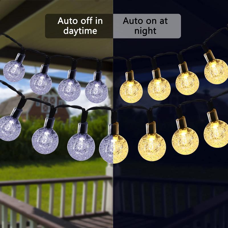 200 LED String Light Outdoor Solar Fairy Tale Light 12M IP65 Waterproof Garden Christmas Decoration Courtyard Holiday Party Atmosphere Light