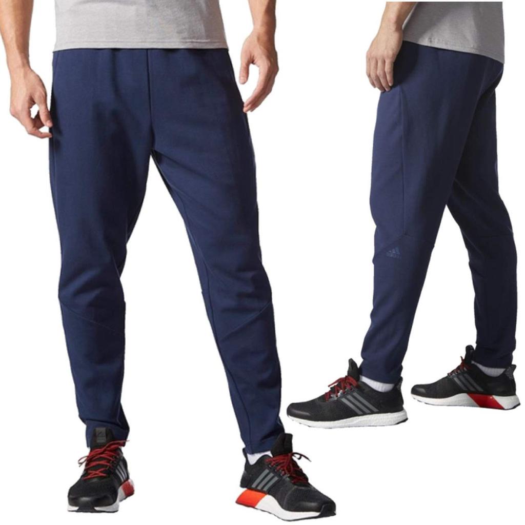 Adidas Size O Size Adidas Pants College Navy Men's Sweatpants, (Waist 83-89cm) / M, Z.N.E. S94809,