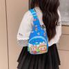 1 шт. Labubu Messenger Bag Kawaii сумки через плечо нейлоновый рюкзак через плечо портативный дорожный рюкзак подарок для детей