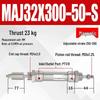 Adjustable Stroke Mini Stainless Steel Pneumatic Cylinder (maj16/20/25/32/40X100-25-50sca)